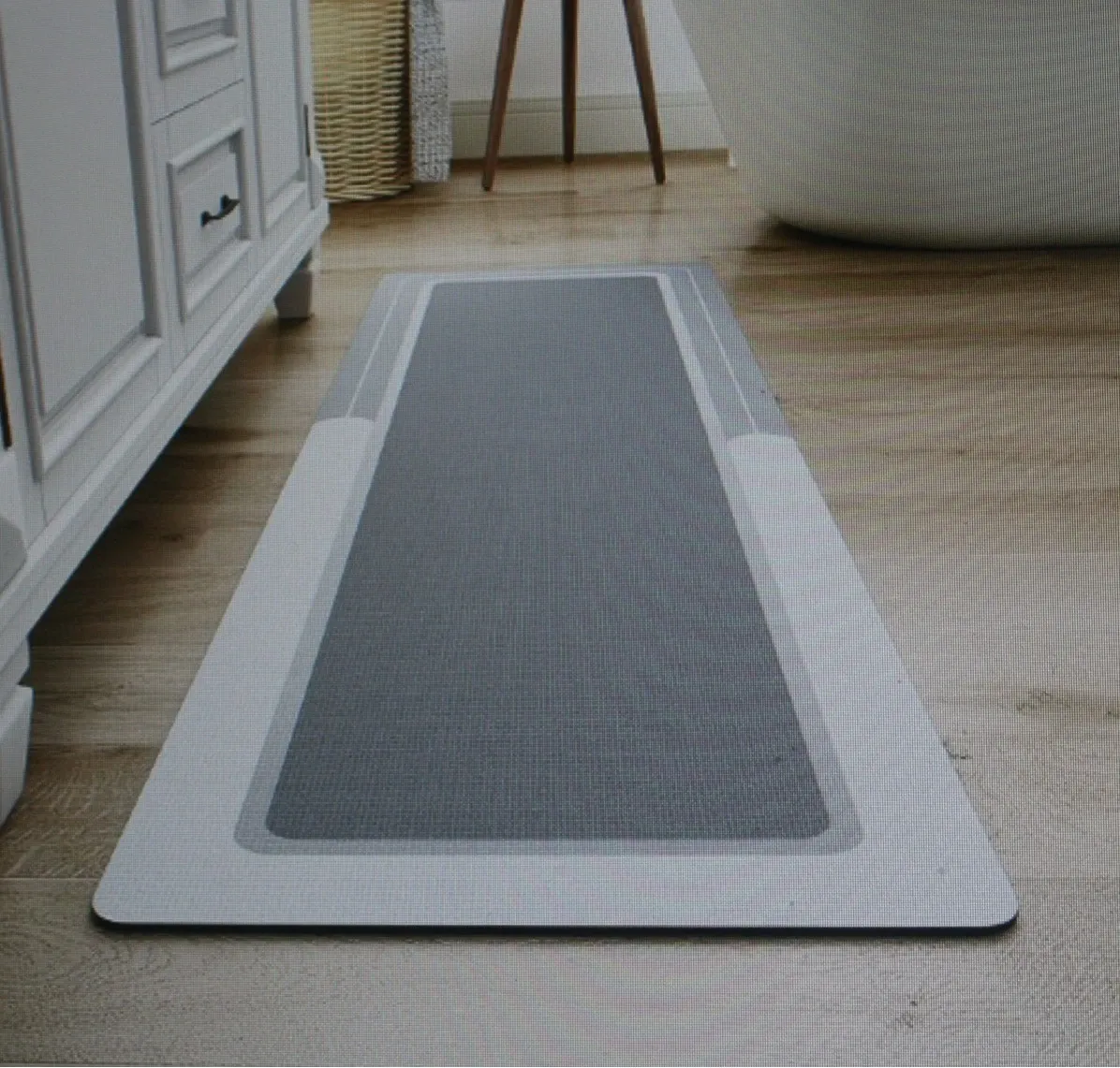 MontVoo-Bath Mat Rug Long Non Slip Absorbent Stain Resistant 24"X70"