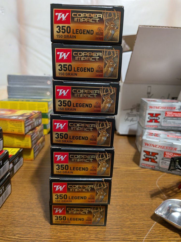 350 legend copper impact 150 grain ammo