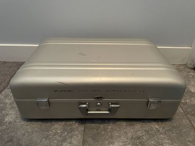 Vintage Zero Centurion Elite Halliburton Aluminum Suitcase 24x18x8” - No Key