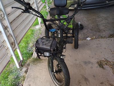 ESKUTE Electric Tricycle Fat Tire E-Bike with Basket - Excellent Condition