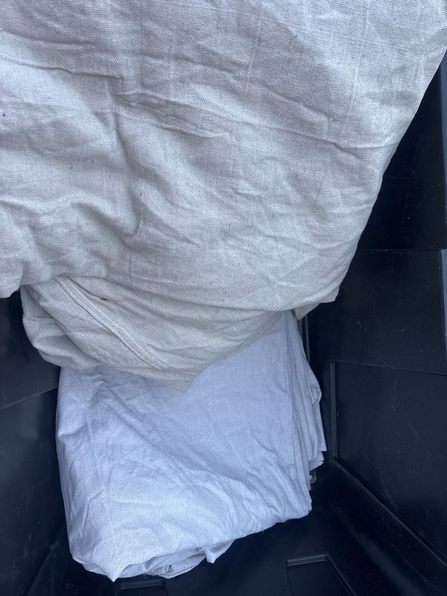 Drop cloths/Paint blanketsused-FIVE count
