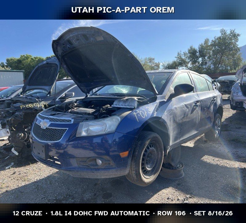 Just In! 2012 Chevrolet Cruze Parts - UTPAP Orem
