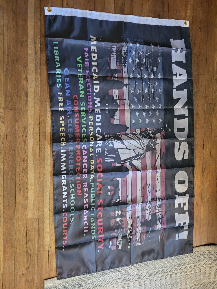 Hands Off Flag