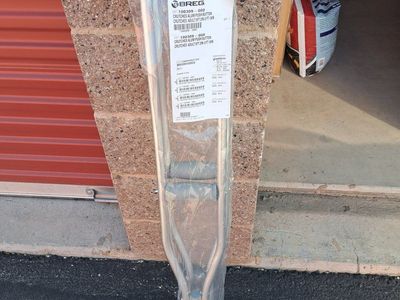 Breg Aluminum Push Button Crutches Adult 5ft 2in - 5ft 10in