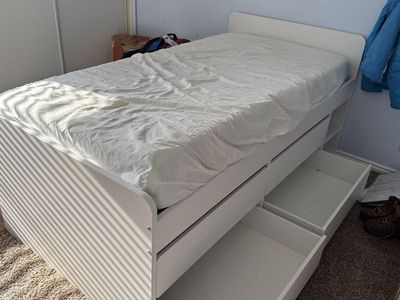 IKEA Twin Bed With Drawers