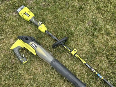 Ryobi cordless yard tool set