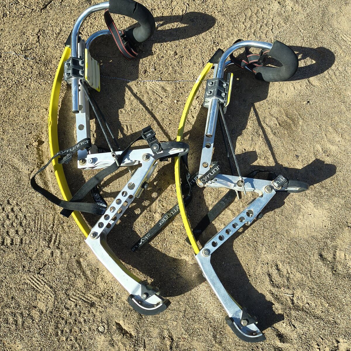 Skyrunner jumping stilts, also known as kangaroo s