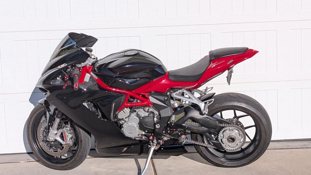 MV Agusta F3 Sport Bike - Black and Red - 14,171 Miles