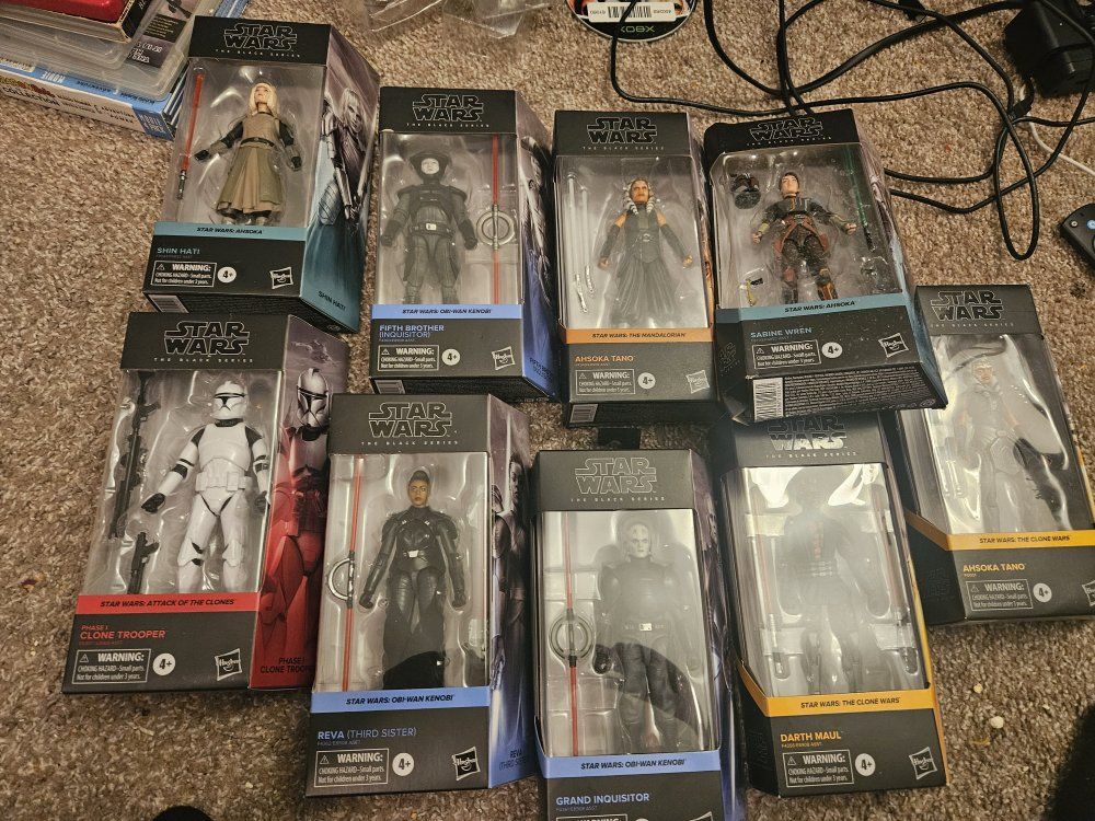 star wars black series figure lot