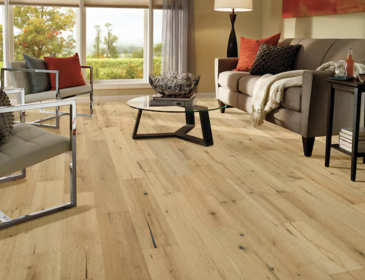 Bruce Golden Natural White Oak Wirebrushed Engineered Hardwood Flooring