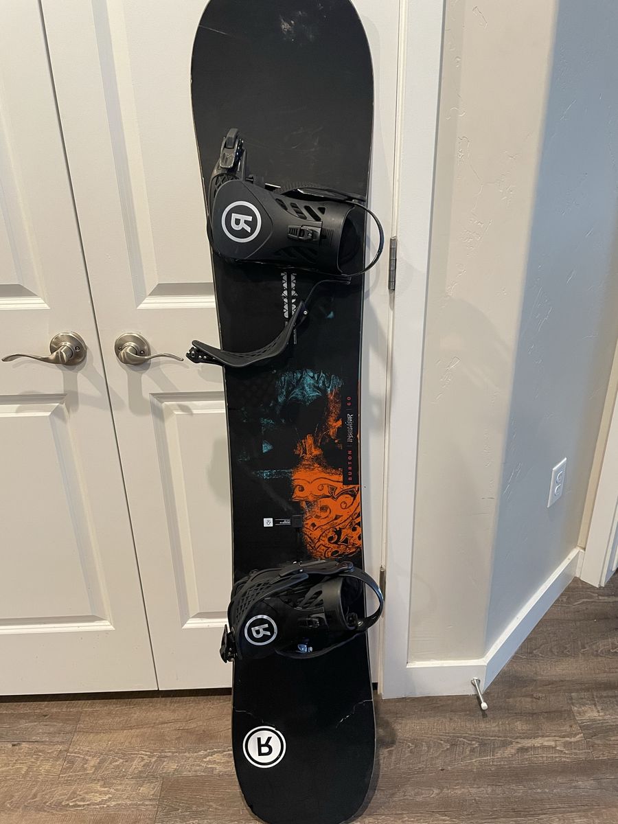 BURTON Snowboard, Boots, RIDE Bindings