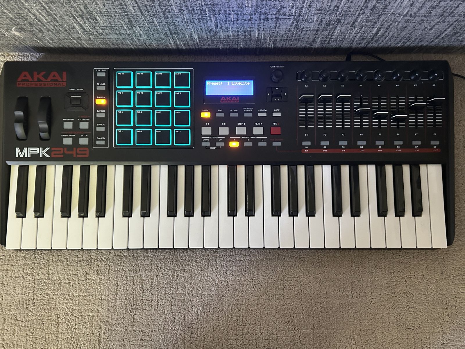 Akai Professional MPK249 49-Key USB MIDI Keyboard Controller - Lightly Used