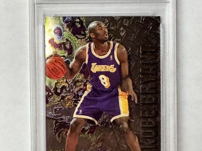 1996 Fleer Metal Kobe Bryant Rookie Card #181 PSA 8 NM-MT