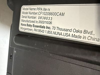 Nuna Pipa lite rx car seat bases $150 each expiration 10/29
