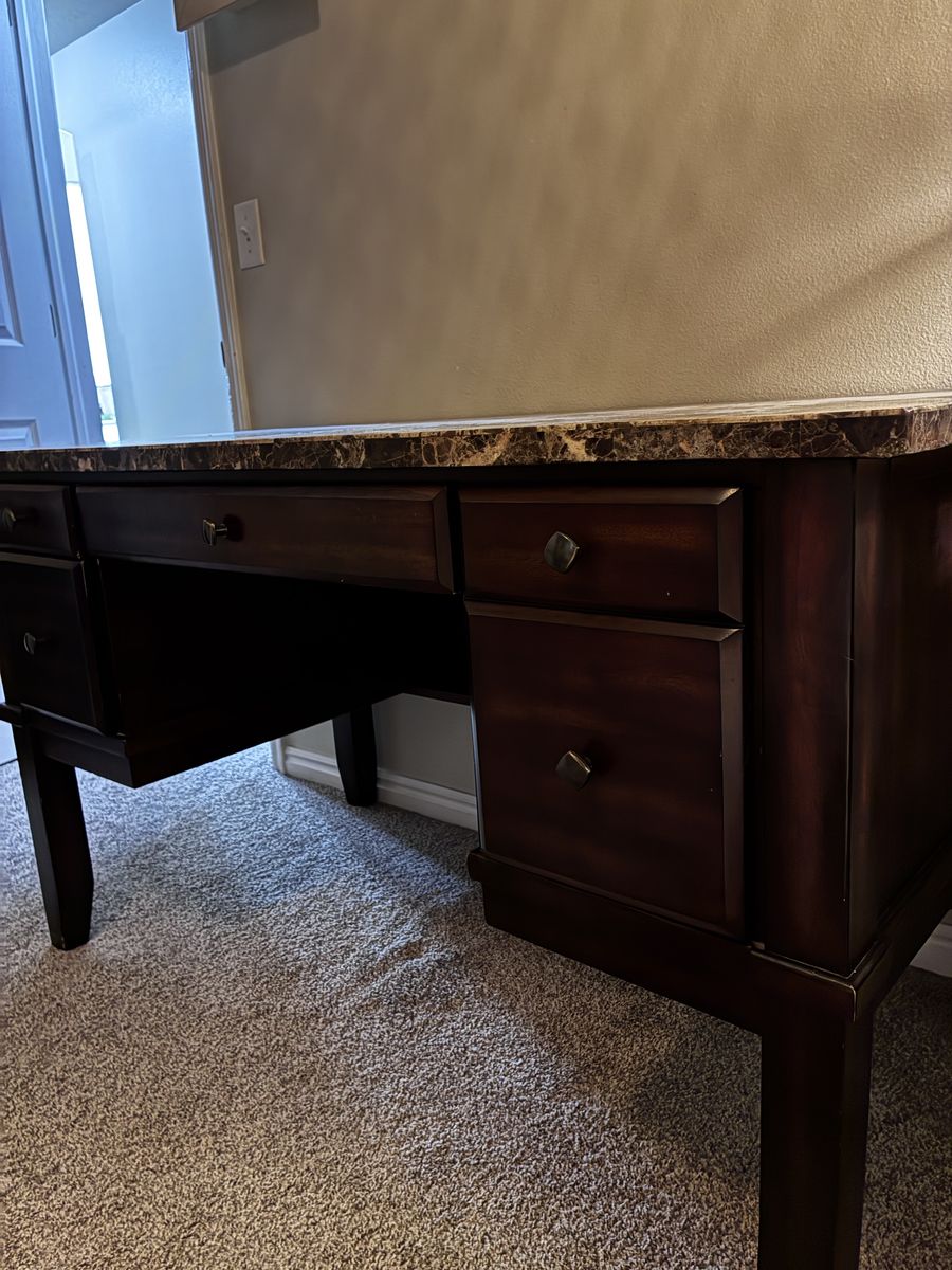 ~26.5”x50”x30.5” solid wood desk