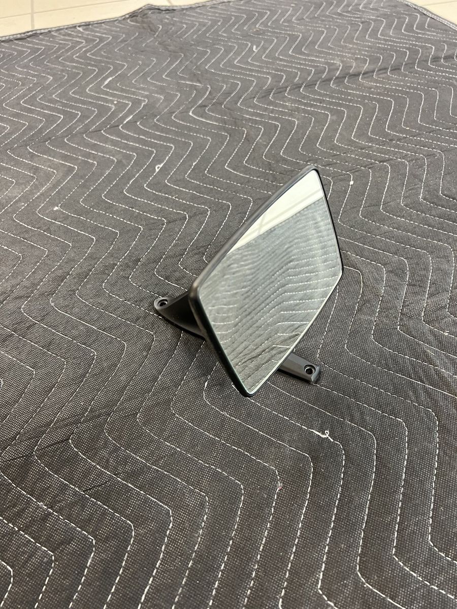 Bronco Side Mirrors Toms Satin Black Side Mirrors PAIR