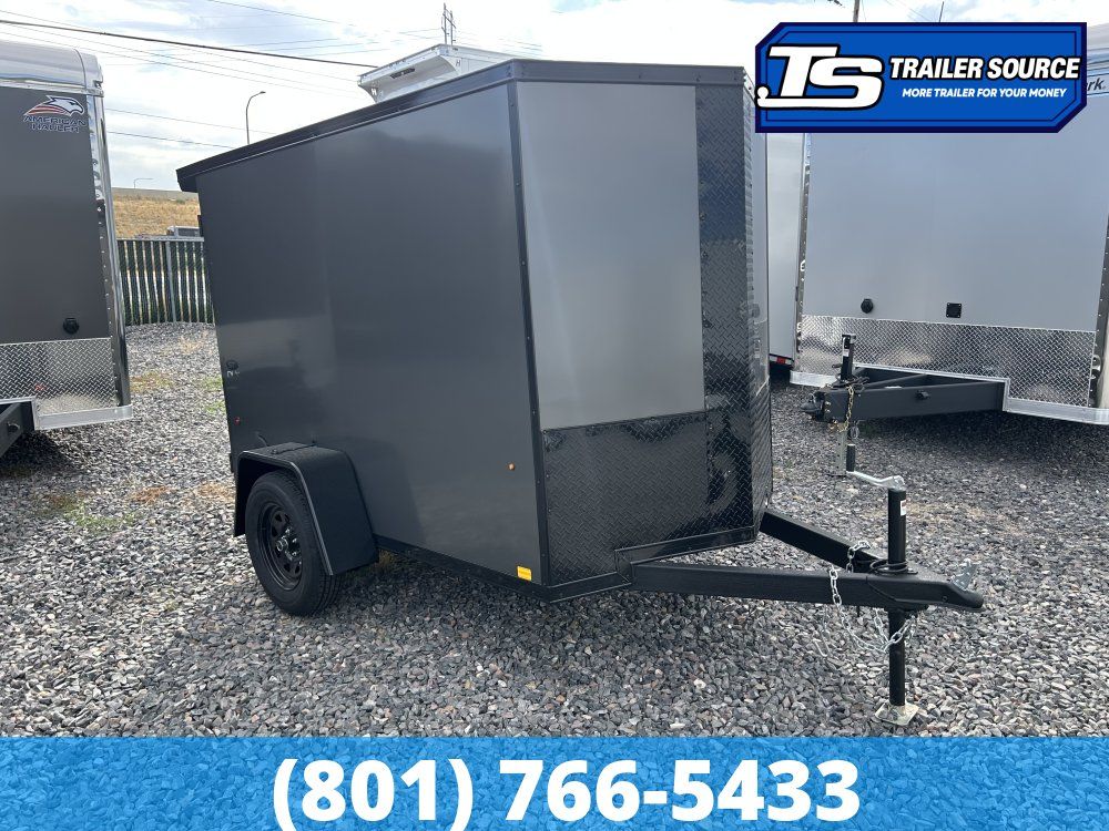5x8 Look ST DLX Enclosed Cargo Trailer - 5'6" Interior - 3.5K GVWR - .080 PolyCor, Black Out Package, Rear Spoiler w/ Load