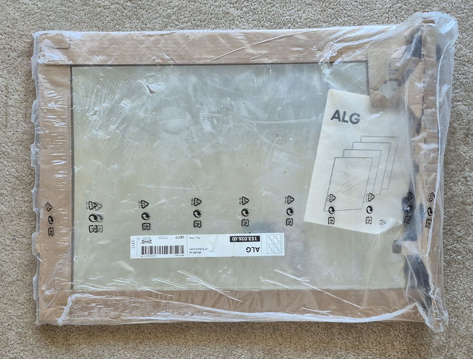 IKEA ALG 18717 Set of 4 Mirrors 18" x 24" each, Sealed NEW