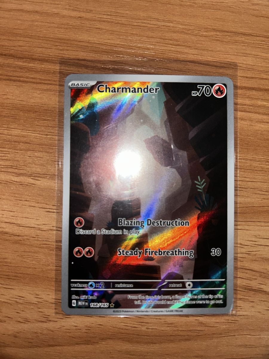 Pokemon charizard 151 charmeleon 151 and charmander 151 Card