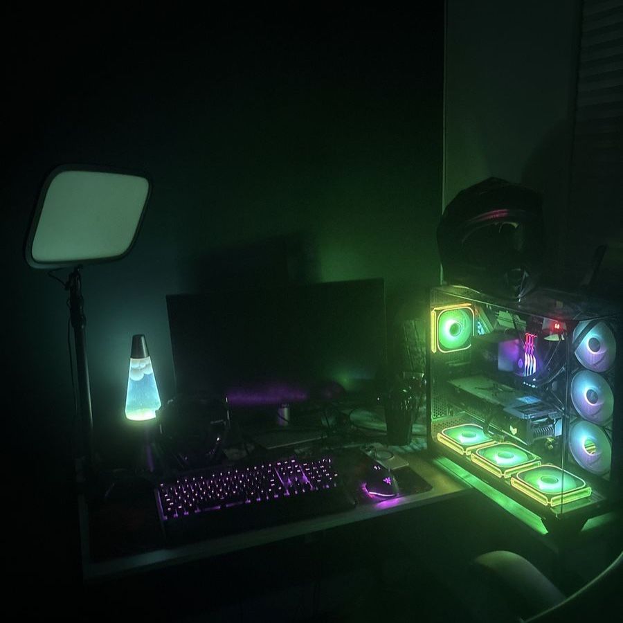  Amazing pc(Come with everything)Custom Gaming Desktop PC - ASUS TUF GeForce RTX Graphics, RGB Lighting, Tempered Glass Case