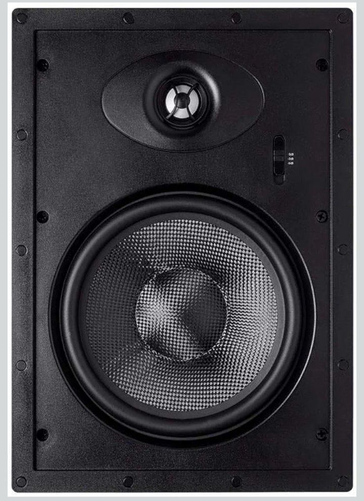 Monoprice 2-Way Carbon Fiber In-Wall Speakers