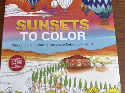 Sunsets To Color 60 Images To Relax and Inspire $4