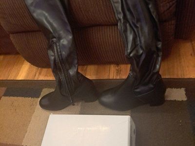 Brand new Dream Pairs black thigh high boots