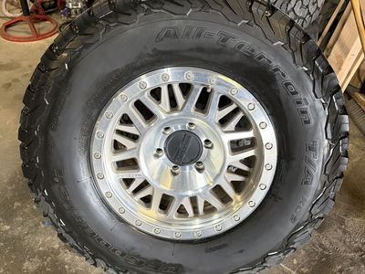 Raceline Ryno 17X8.5 +0 with BFGoodrich KO2 285/75 R17