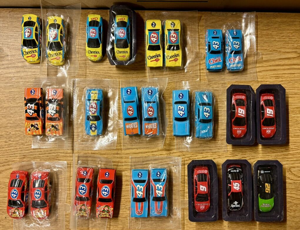 Hot Wheels Cars Cereal Box NASCAR Collection
