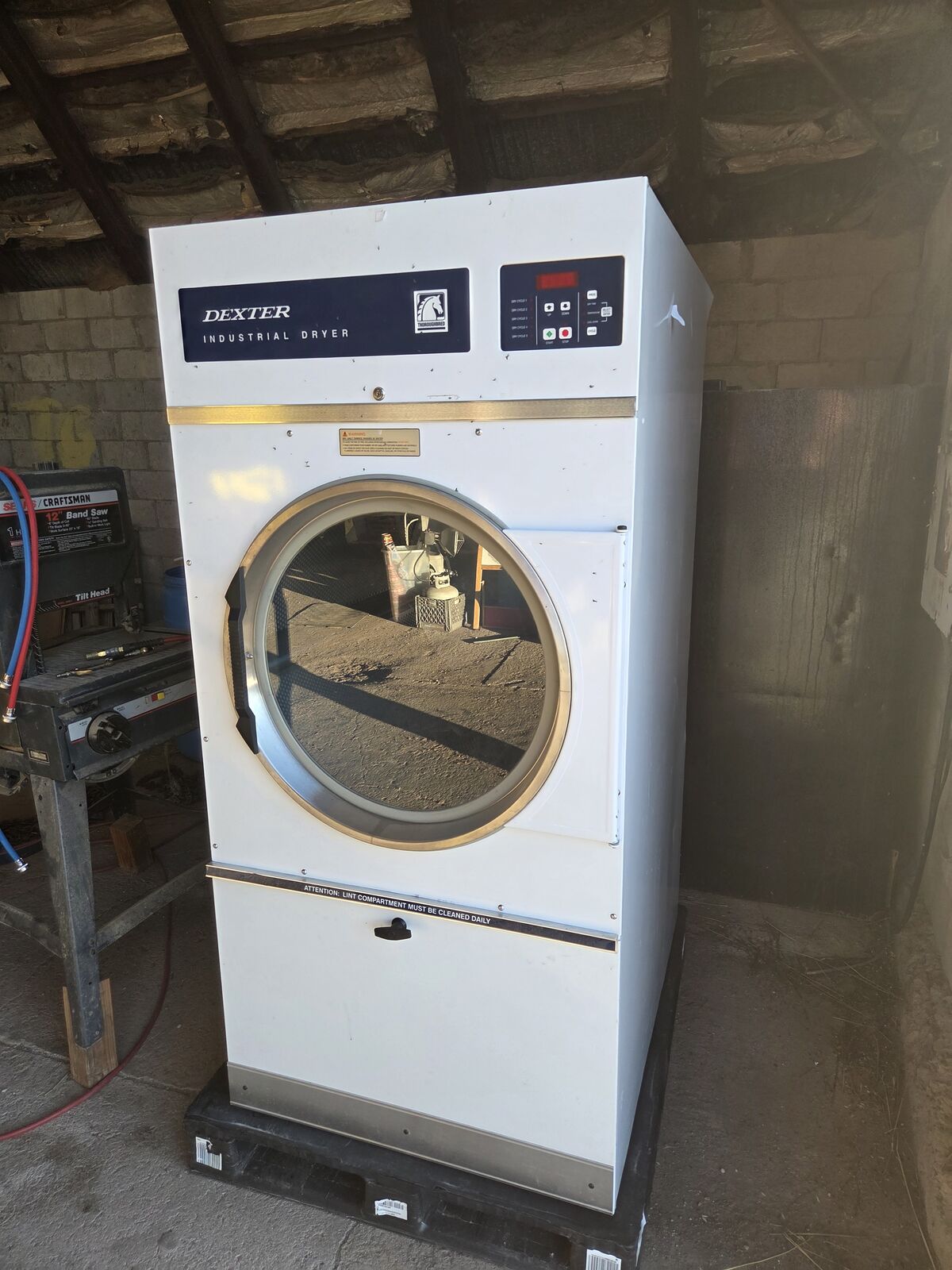 Dexter Dryer 55LB USED DCWD55HCW-10 Natural Gas 120V