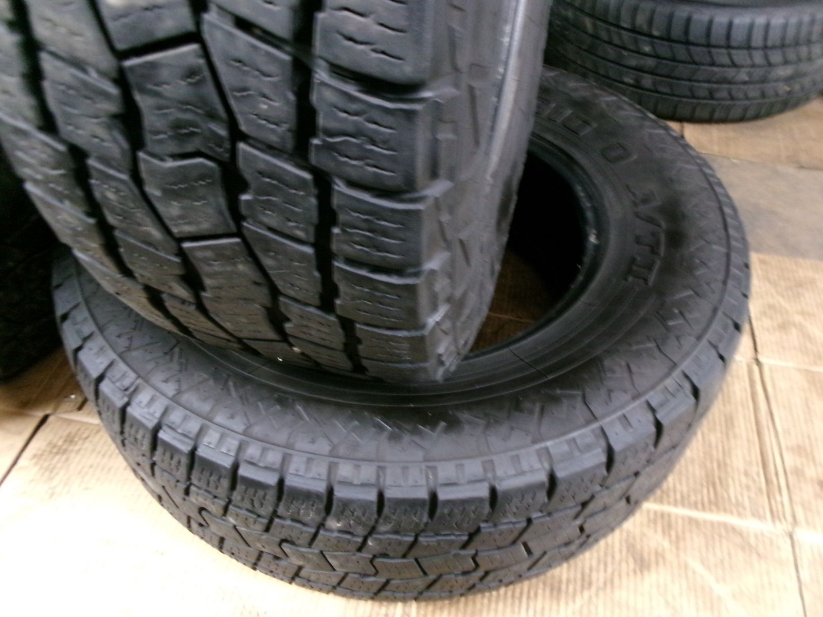 265/70R17 BIG O BIG FOOT A/T PAIR OF TWO USED TIRES