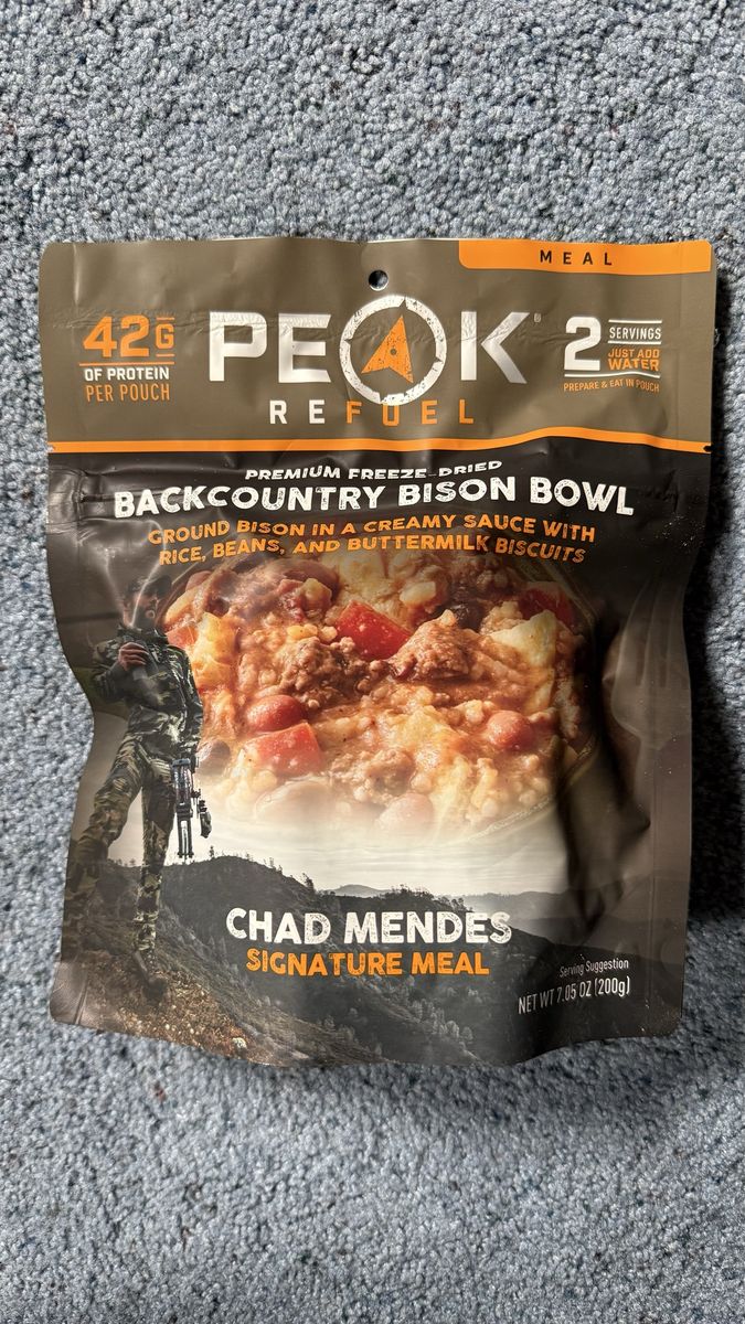 Peak refuel hiking camping food storage meal