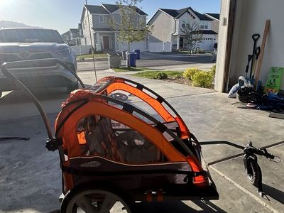 Double Kids Bike Trailer & Stroller – Ready for Summer