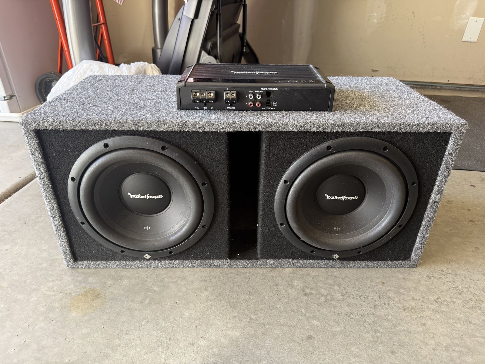 Rockford Fosgate Subwoofer And Amp
