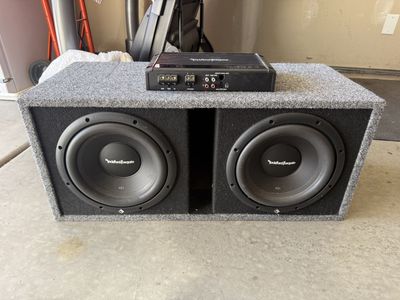 Rockford Fosgate Subwoofer And Amp
