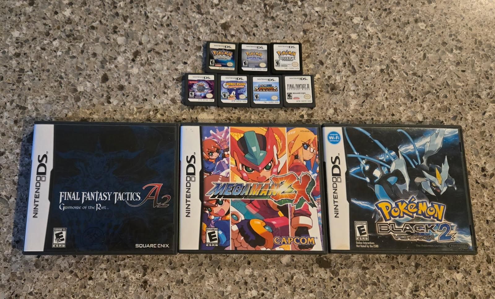 Nintendo Ds game bundle including PokeMon Black 2! Trades considered!
