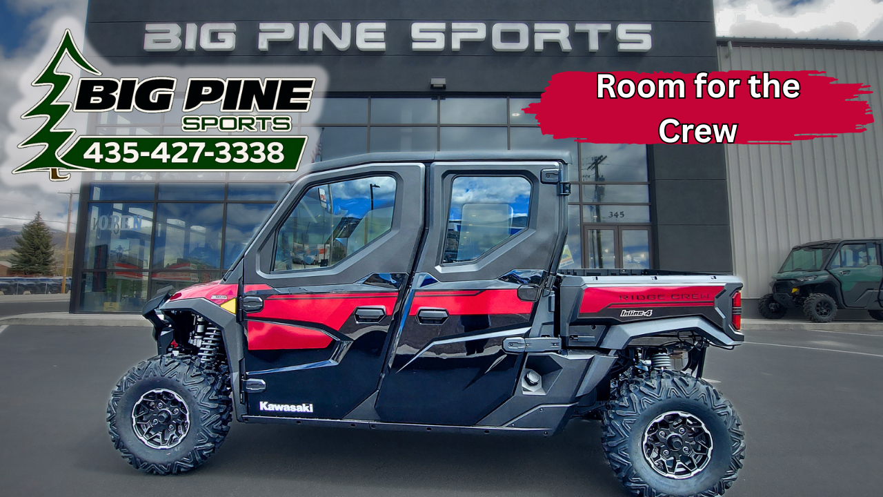 2026 Kawasaki Ridge Crew Platinum Ranch Edition – Built for Work, Designed for Comfort