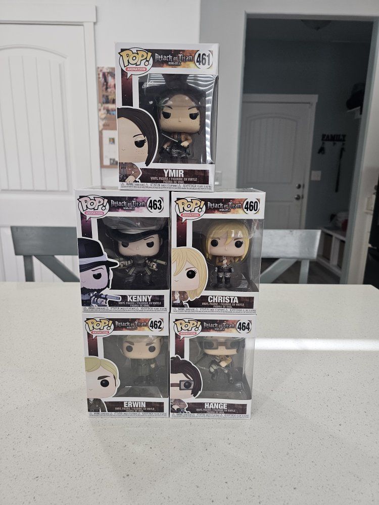 Attack on Titan funko pops