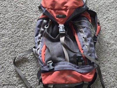 REI Co-op Comet Backpack - Orange & Gray Kids Pack