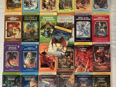 RARE 1980s D&D Endless Quest Books – Lot of 25