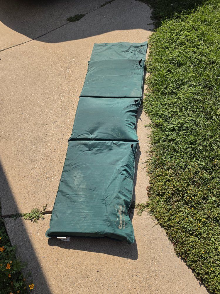 CampMat Green Folding Foam Camping Sleeping Pad Mat