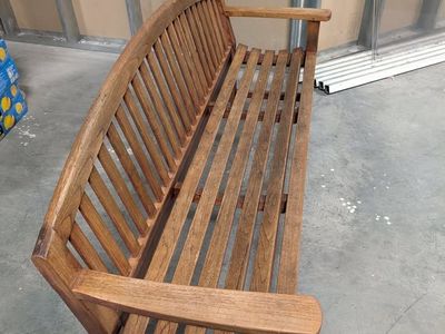 Large Wooden Bench