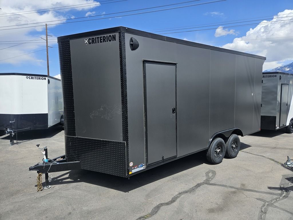 8x18 / 8.5x18 .080 Aluminum Enclosed Cargo 10k Axles Trailer Criterion 2026
