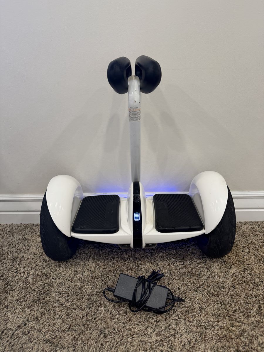 Segway Ninebot S Smart Self-Balancing Electric Scooter with Charger - White