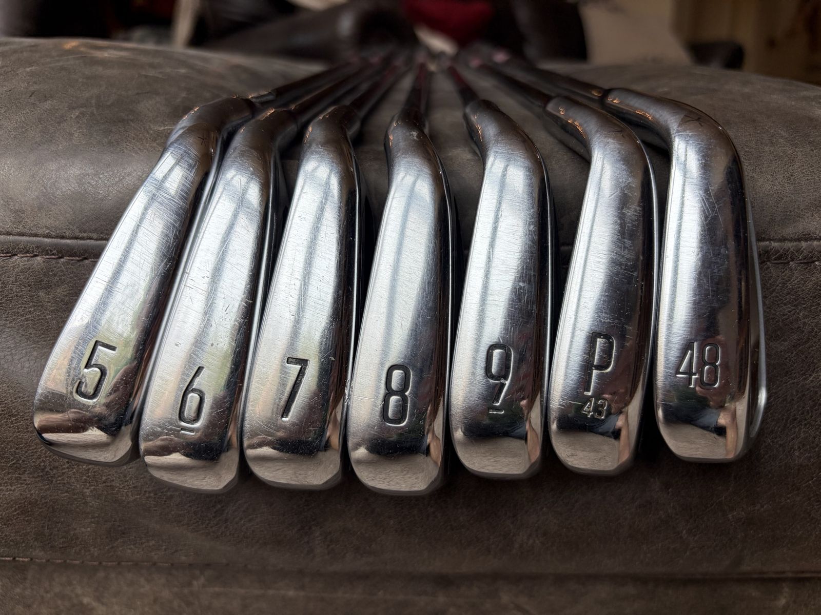 Titleist T300 irons with AMT Red R300 shafts Golf Club Set 5-PW + 48 Degree