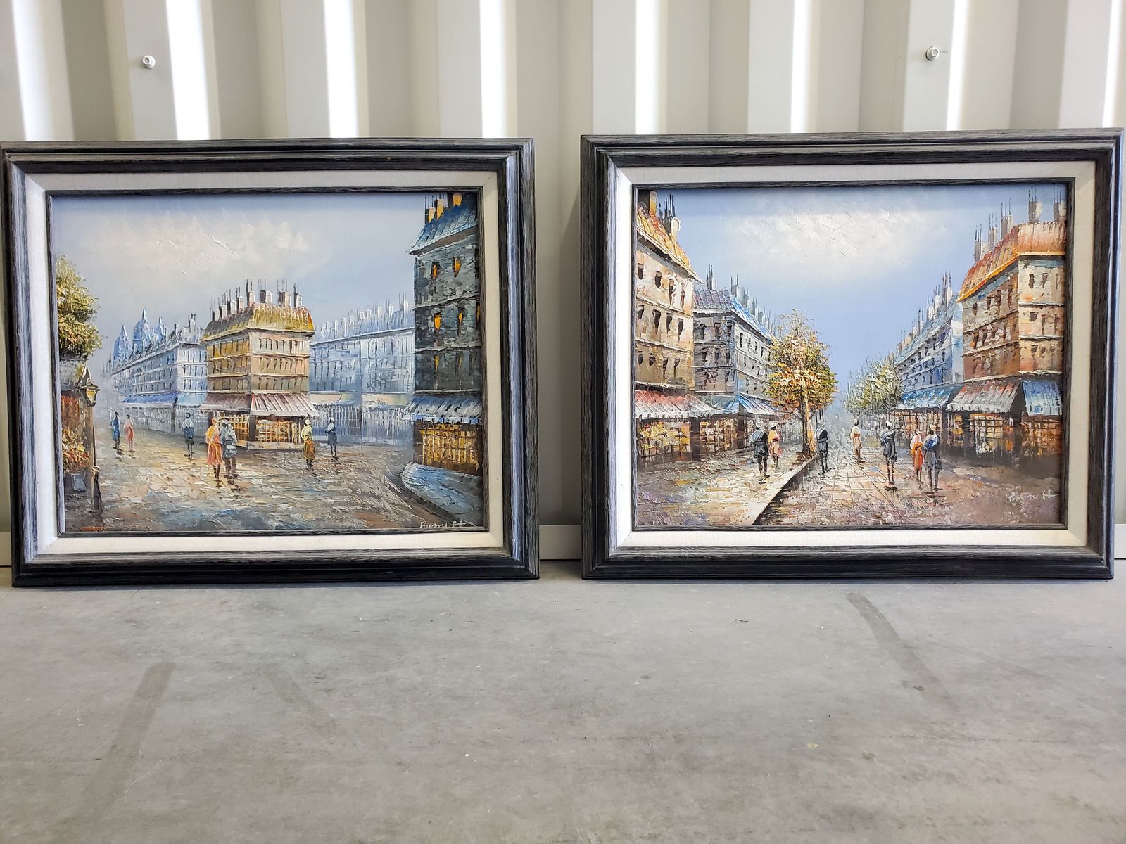 Oil Paintings Depicting French Street