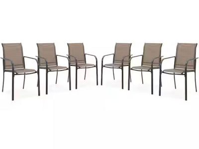 6 patio chairs new in box