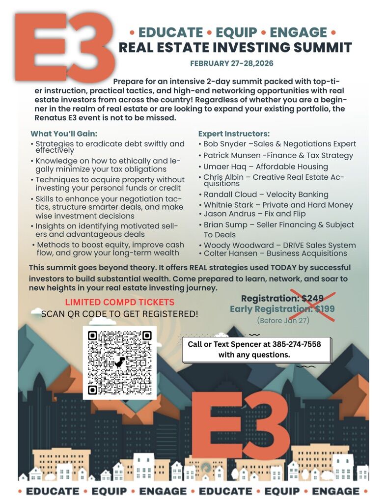 E3 Real Estate Investing Summit!