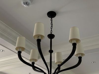 Visual Comfort Signature Ruhlmann Large Chandelier designed by Chapman & Myers