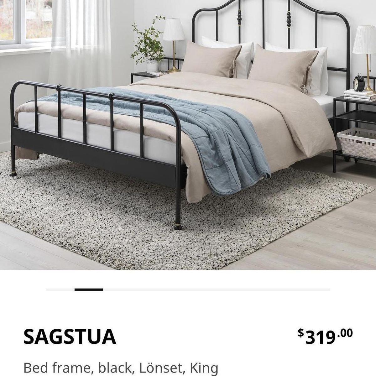 IKEA Sagstua bed frame